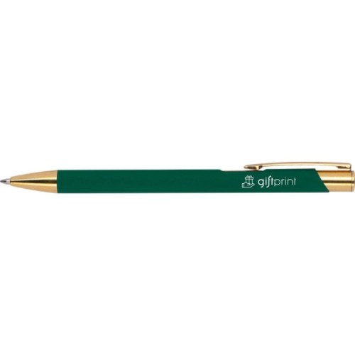 długopis metalowy gold grawer zielony.jpg