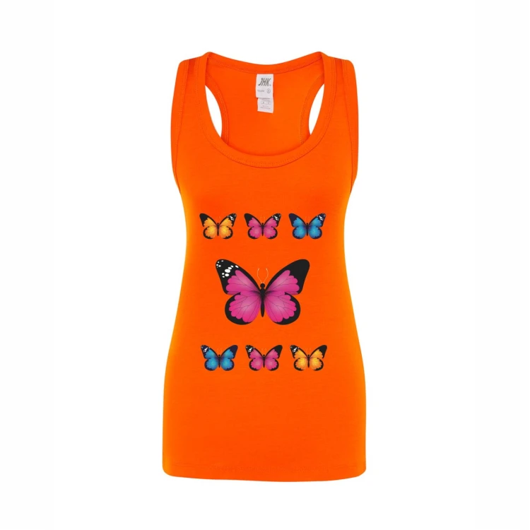 tshirt aruba pomarańczowy duzy nadruk.jpg