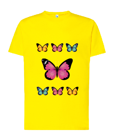 T-shirt żółty z duzym nadrukiem.png