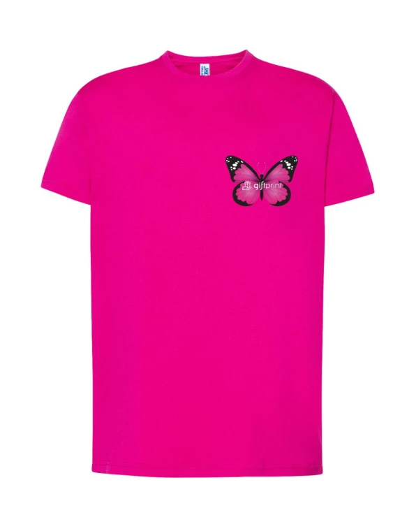 tshirt fuksja z malym nadrukiem.jpg
