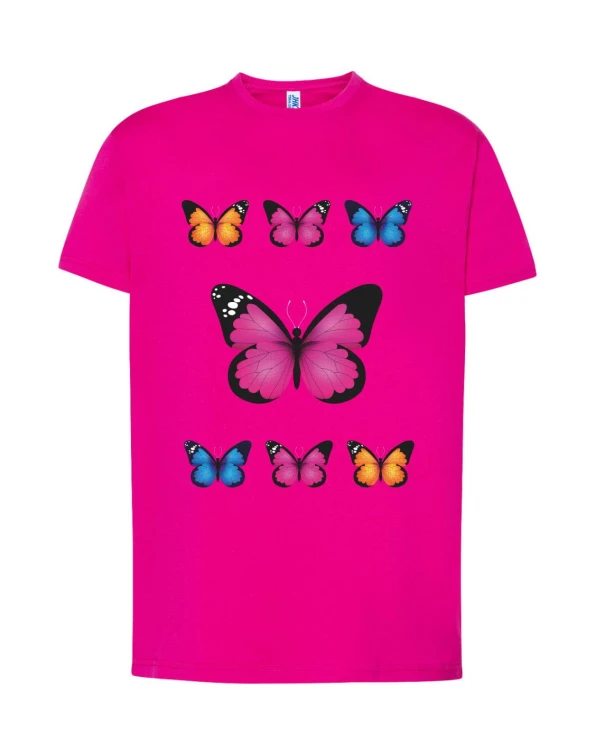 tshirt fuksja z duzym nadrukiem.jpg