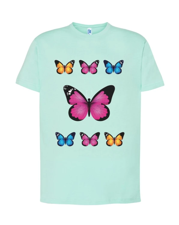 tshirt miętowy z dużym nadrukiem.jpg